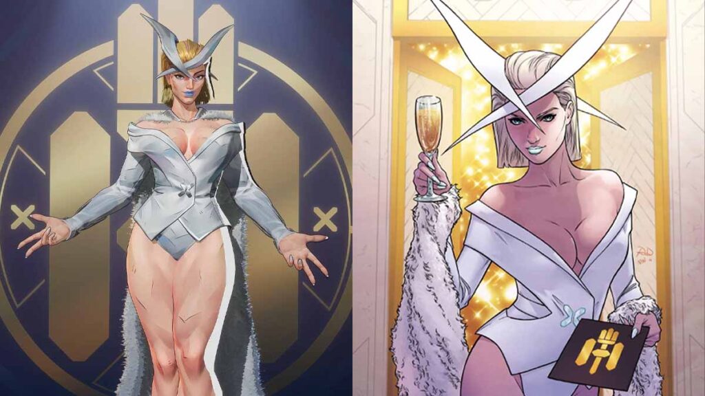 Free Hellfire skin for Emma Frost