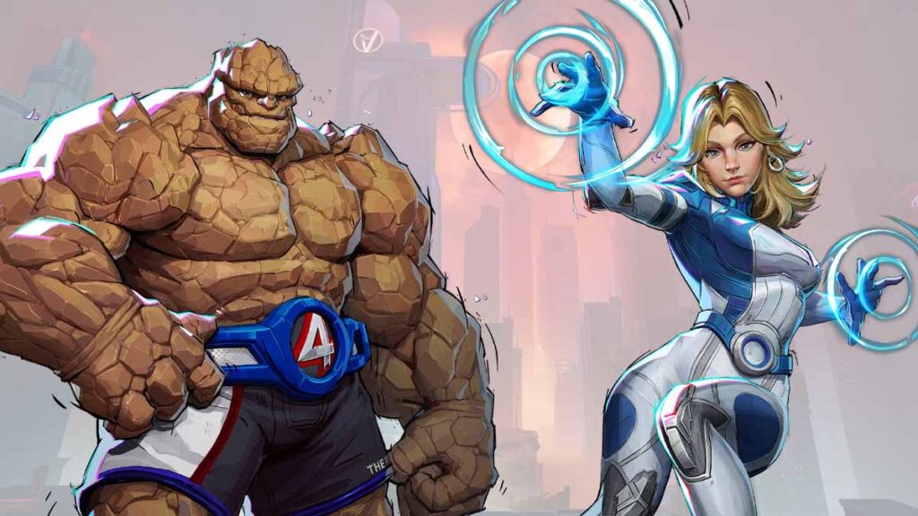 The Thing and Invisible Woman in Marvel Rivals