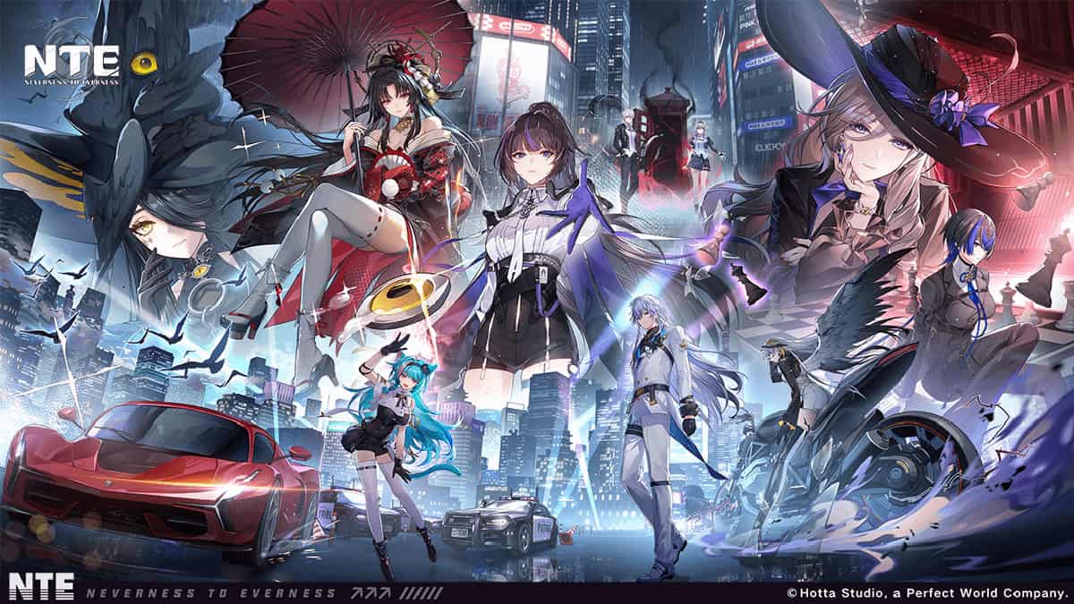 Cover image for the game Neverness to Everness by Hotta Studio and Perfect World Games, with the release date on April 29, 2026. The game features promo pre-register rewards.