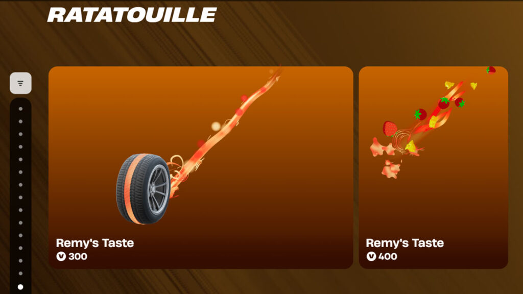 Ratatouille collab in Fortnite