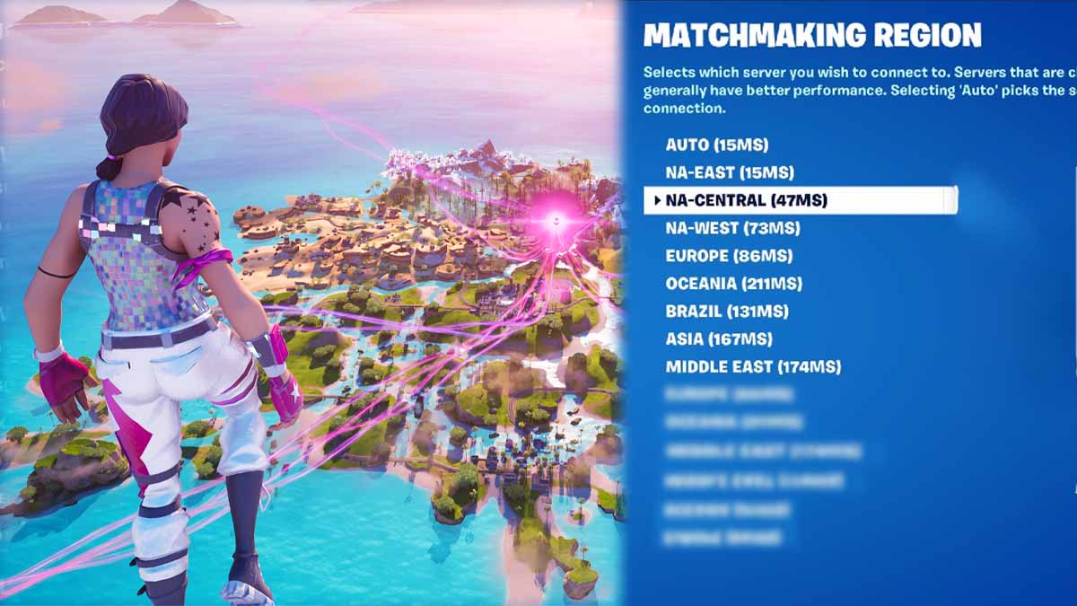 Fortnite may soon add new servers in several regions