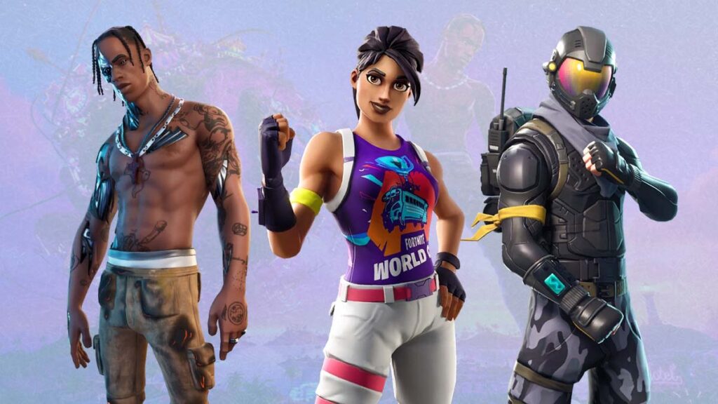 Rogue Agent, World Warrior, and Travis Scott are mong the rarest Fortnite skins