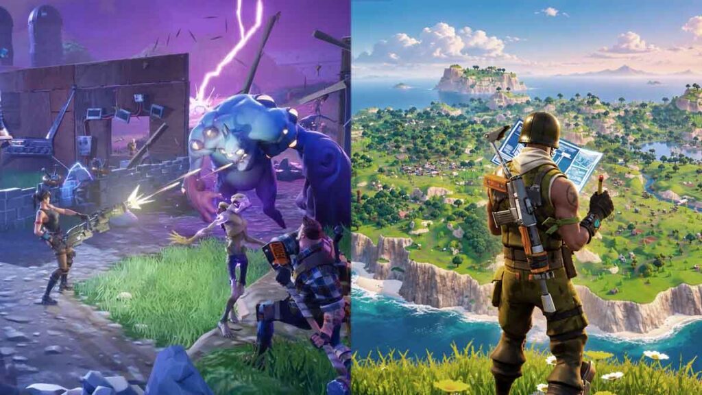 Fortnite Save the World and Battle Royale