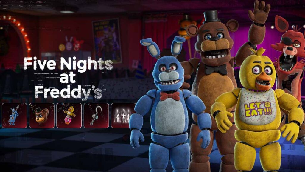 FNAF skins in Fortnite