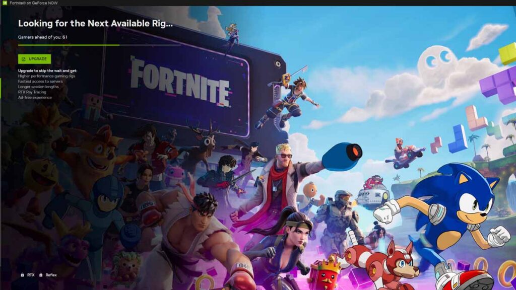 Fortnite on Nvidia GeForce Now