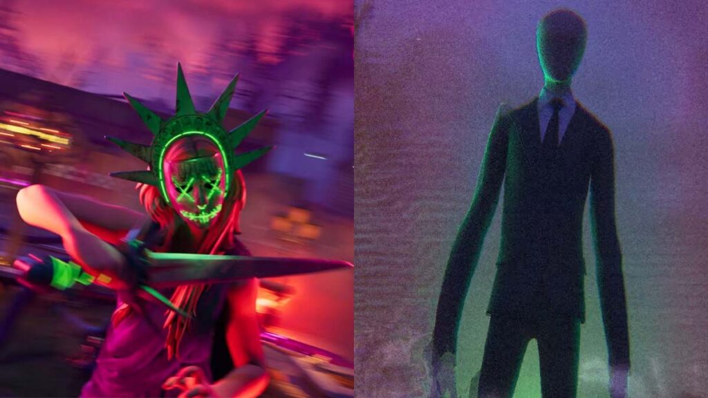 Fortnite Purge and Slender-Man