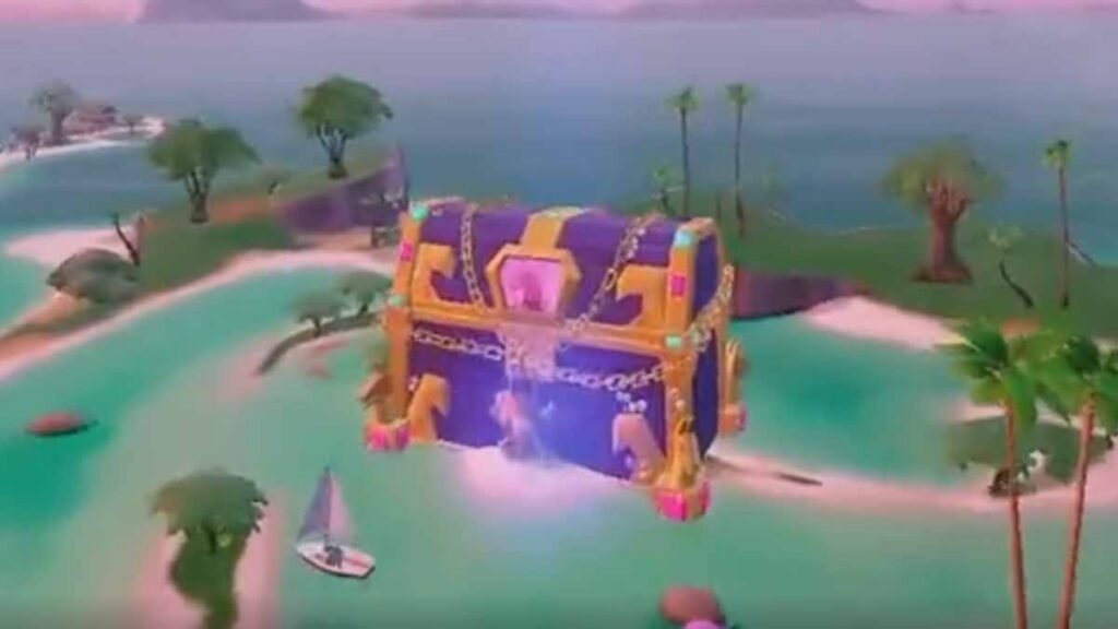 Fortnite x One Piece chest teaser for the event
