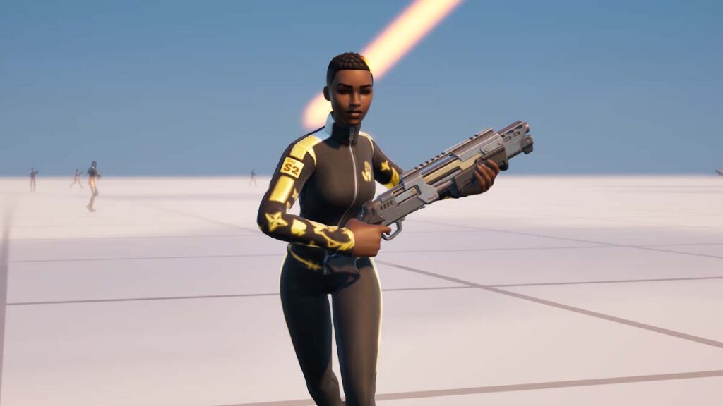 Fortnite hitting a target