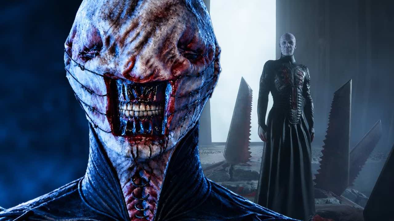 Hellraiser: Revival chatterer next to Pinhead