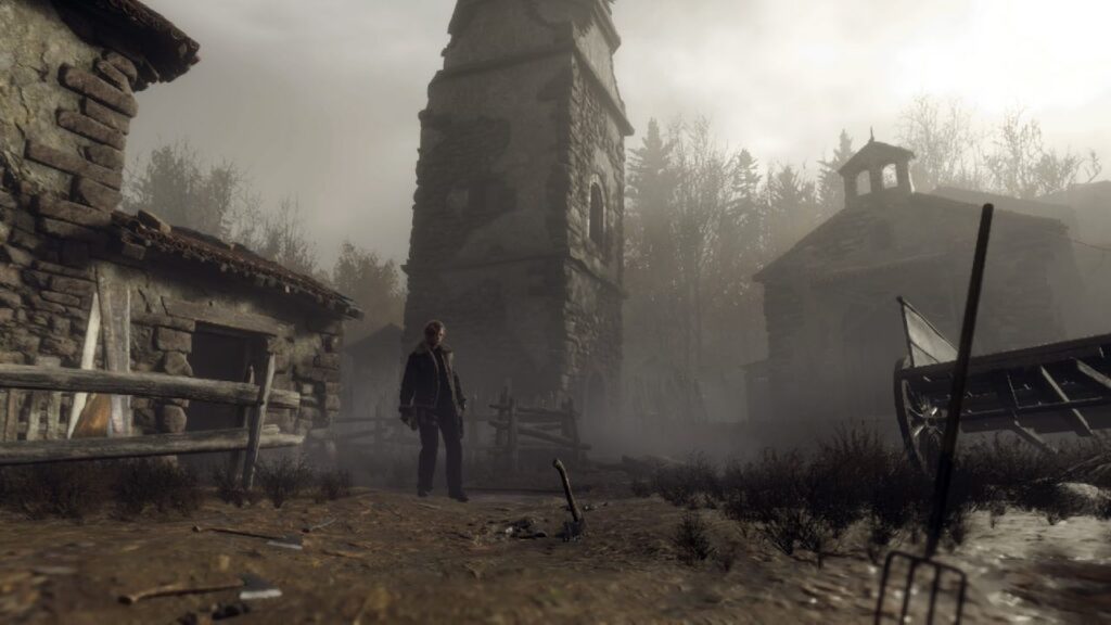 Nintendo Switch 2 gameplay of Resident Evil 4 - the opening village 