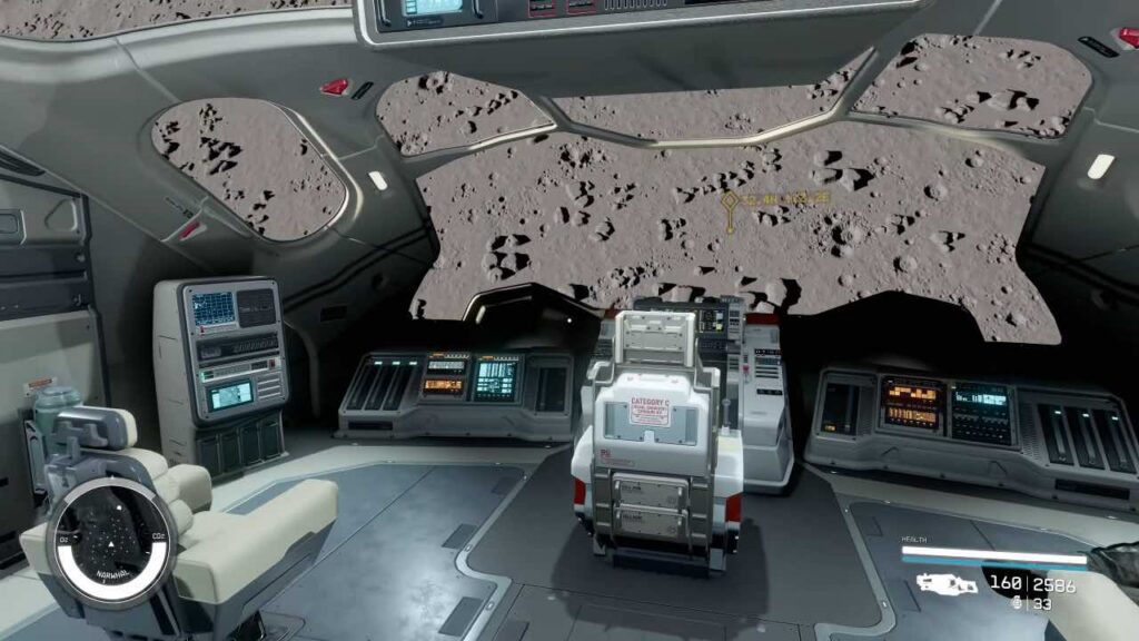 First-person Starfield Seamless Landing