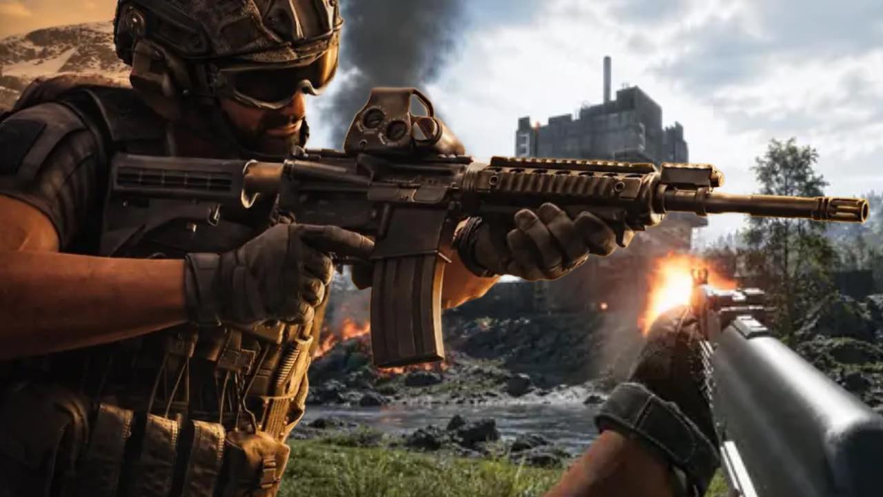 Wardogs key art in front of gameplay