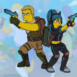Hope and Jonesy original Fortnite x The Simpsons skins